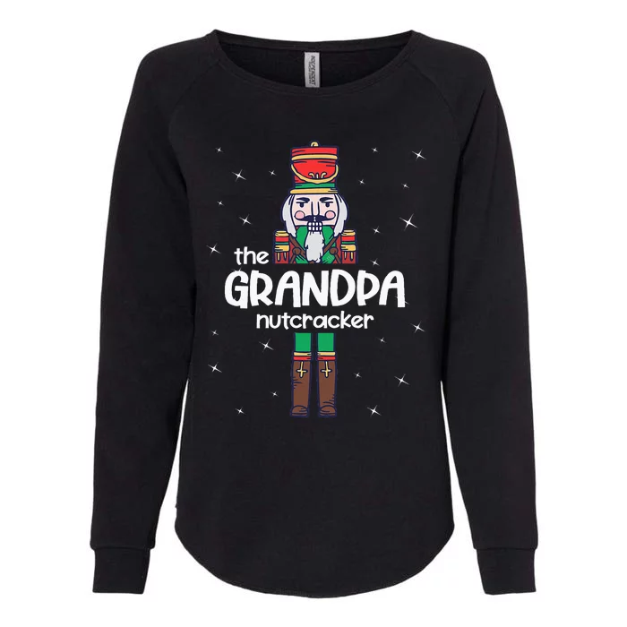 Grandpa Nutcracker Family Matching Funny Pajama Womens California Wash Sweatshirt