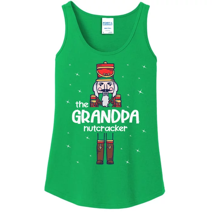 Grandpa Nutcracker Family Matching Funny Pajama Ladies Essential Tank