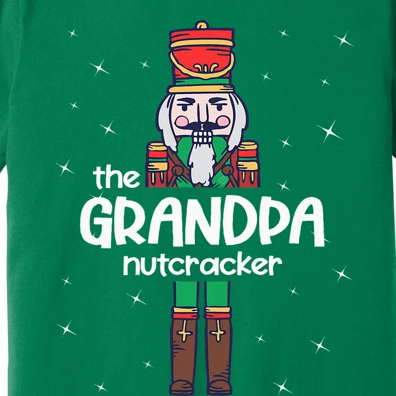 Grandpa Nutcracker Family Matching Funny Pajama Premium T-Shirt