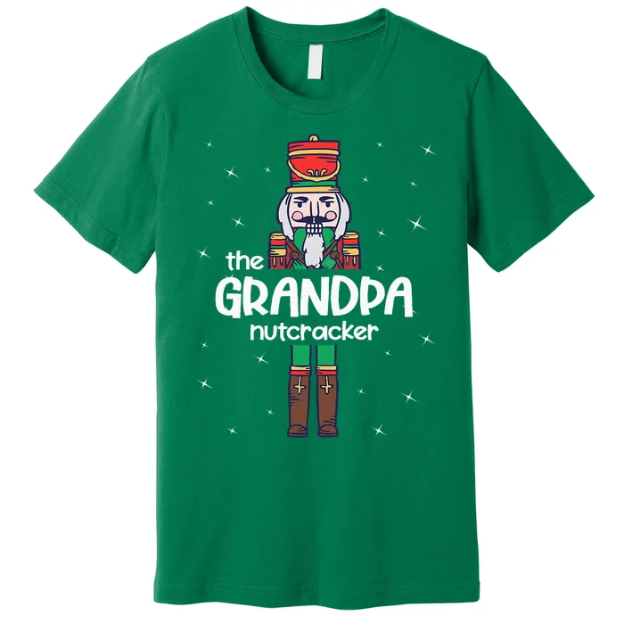 Grandpa Nutcracker Family Matching Funny Pajama Premium T-Shirt