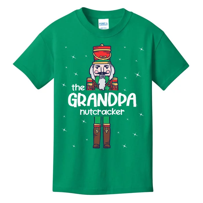 Grandpa Nutcracker Family Matching Funny Pajama Kids T-Shirt