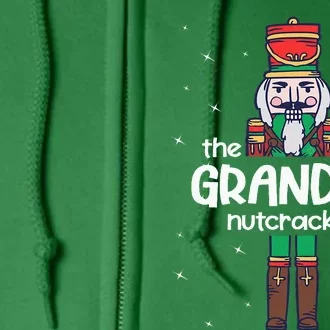 Grandpa Nutcracker Family Matching Funny Pajama Full Zip Hoodie