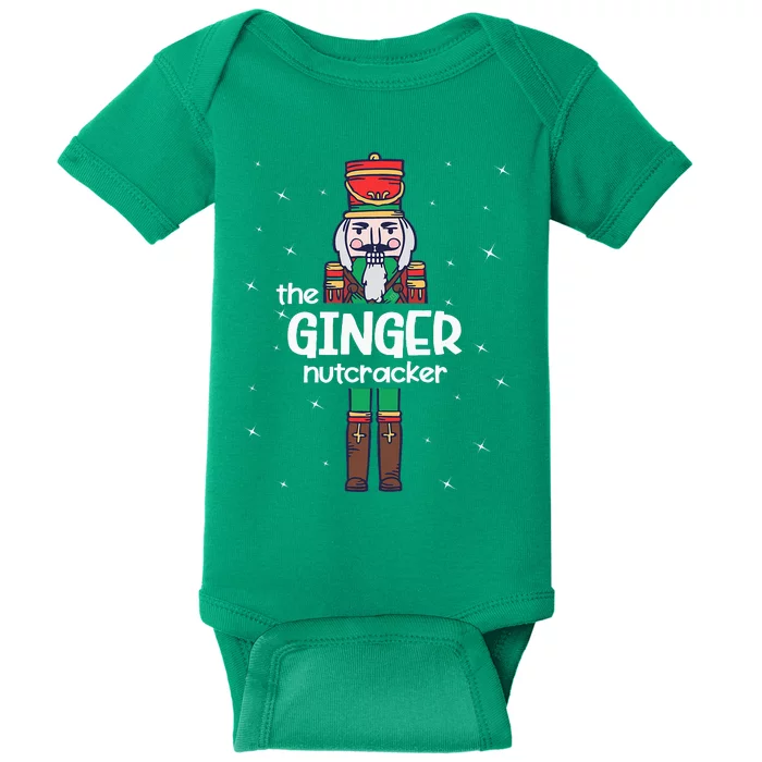 Ginger Nutcracker Family Matching Funny Pajama Baby Bodysuit