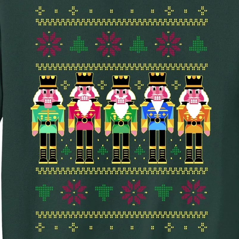 Golden Nutcracker Funny Jolly & Merry Ugly Christmas Sweatshirt