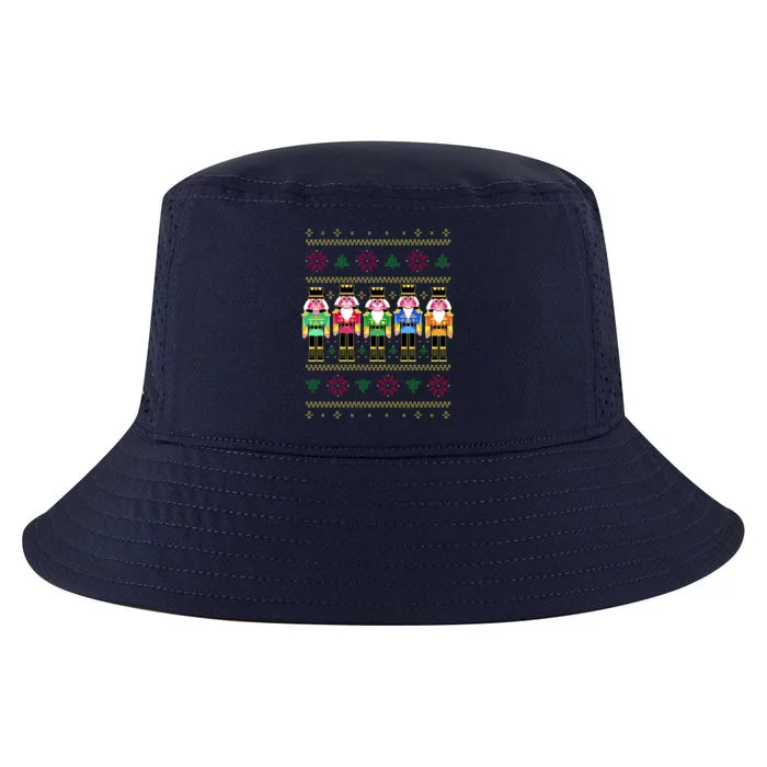 Golden Nutcracker Funny Jolly & Merry Ugly Christmas Cool Comfort Performance Bucket Hat