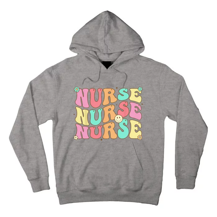 Groovy Nurse  Future Nurse Appreciation Nursing Tall Hoodie