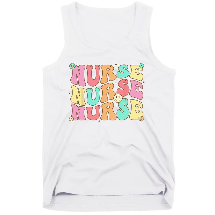 Groovy Nurse  Future Nurse Appreciation Nursing Tank Top