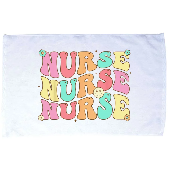 Groovy Nurse  Future Nurse Appreciation Nursing Microfiber Hand Towel