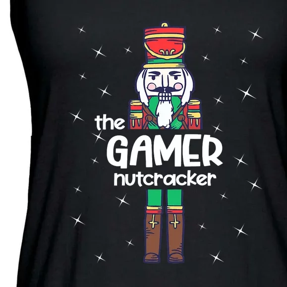 Gamer Nutcracker Family Matching Funny Pajama Ladies Essential Flowy Tank