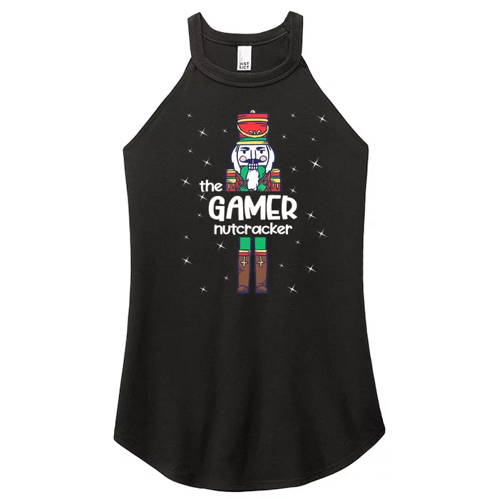 Gamer Nutcracker Family Matching Funny Pajama Women’s Perfect Tri Rocker Tank