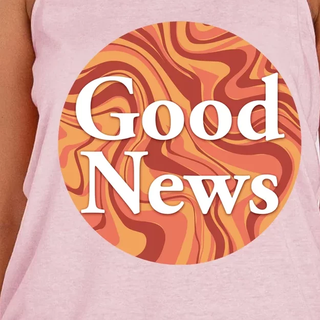 Good News Women's Knotted Racerback Tank