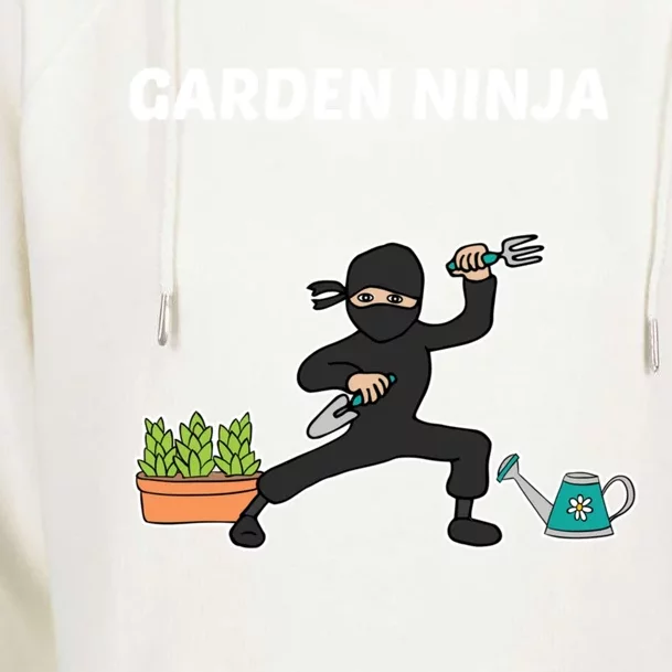 Garden Ninja Womens Funnel Neck Pullover Hood