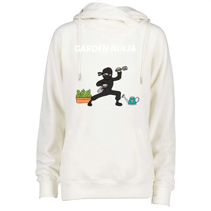 Garden Ninja Womens Funnel Neck Pullover Hood