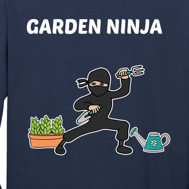 Garden Ninja Tall Long Sleeve T-Shirt