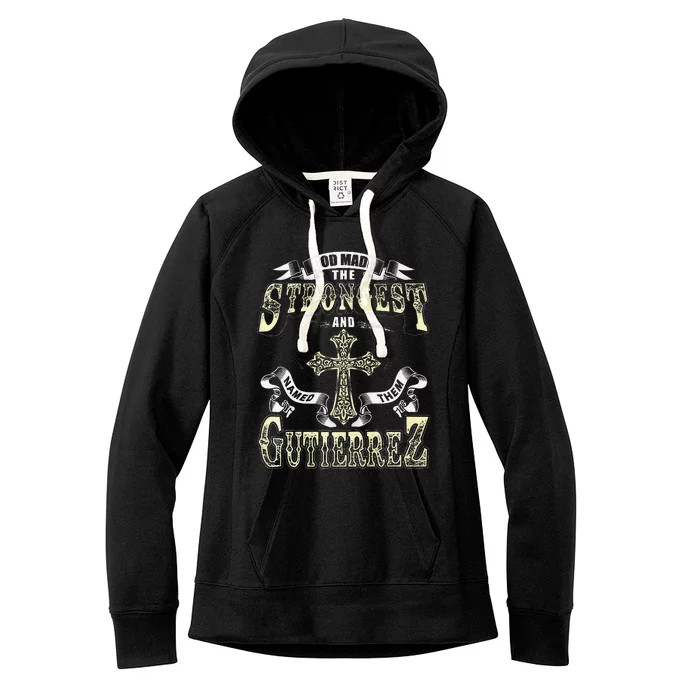 Gutierrez Name Gutierrez Last Name Birthday Premium Women's Fleece Hoodie