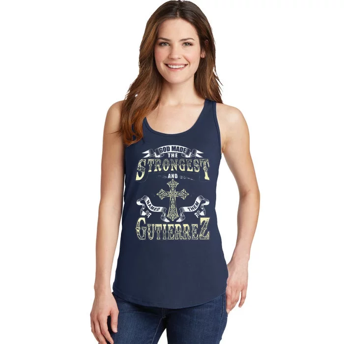 Gutierrez Name Gutierrez Last Name Birthday Premium Ladies Essential Tank