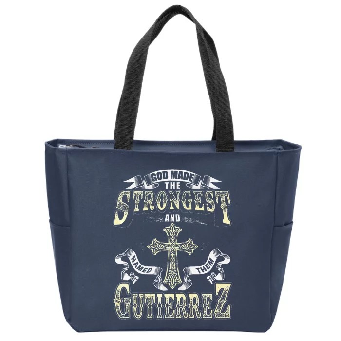 Gutierrez Name Gutierrez Last Name Birthday Premium Zip Tote Bag