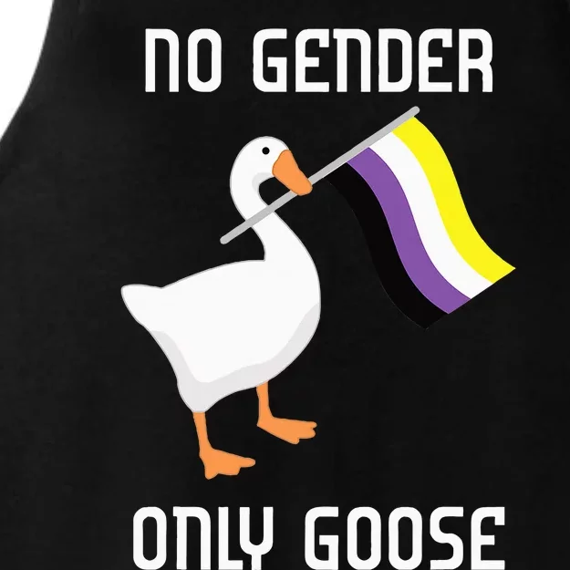 Goose No Gender Pride Flag Lgbtq Gay Ladies Tri-Blend Wicking Tank