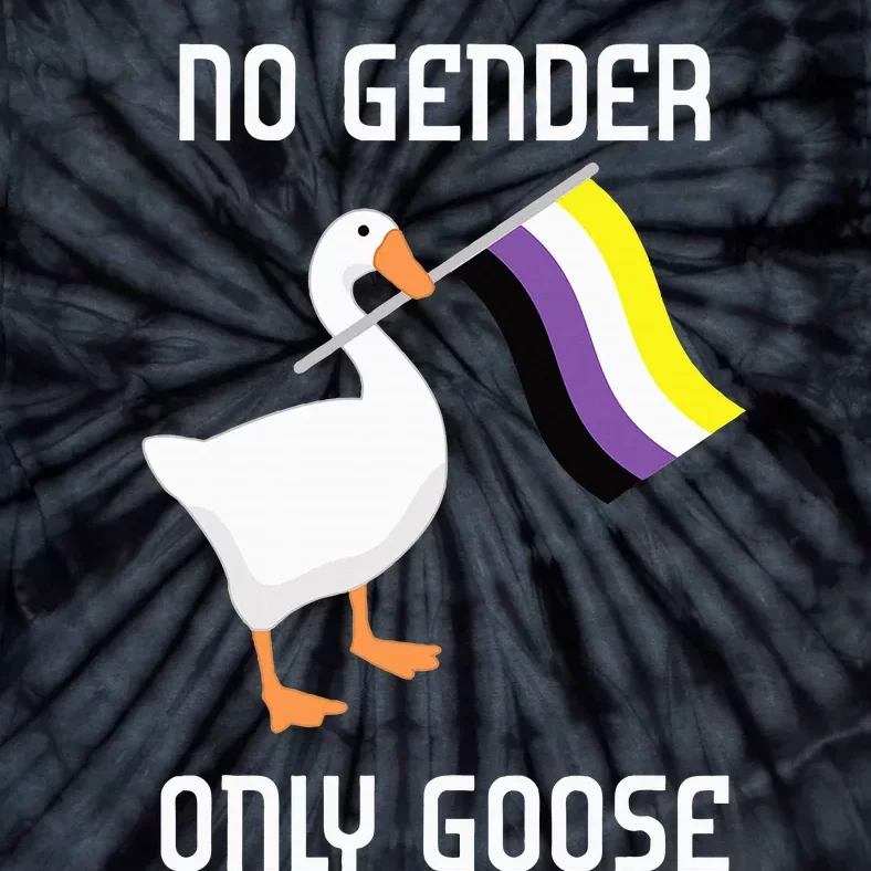 Goose No Gender Pride Flag Lgbtq Gay Tie-Dye T-Shirt