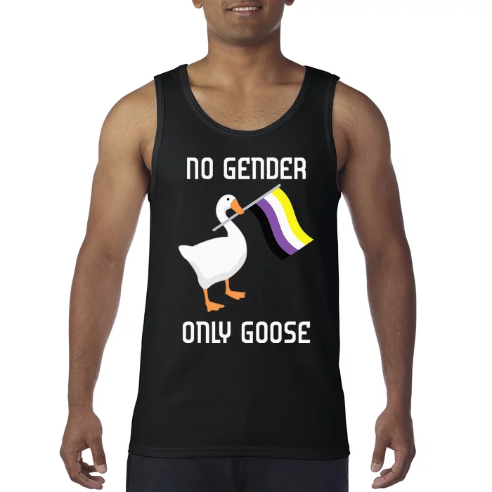 Goose No Gender Pride Flag Lgbtq Gay Tank Top