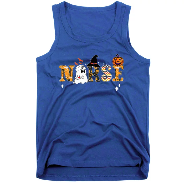 Ghost Nurses Halloween Crew Funny Costume Tank Top