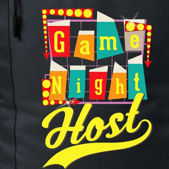 Game Night Host Family Board Game Trivia Night Daily Commute Backpack