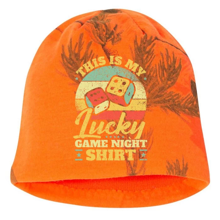 Game Night Host I Lucky Board Game Night Kati - Camo Knit Beanie