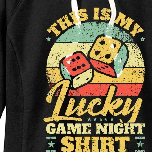 Game Night Host I Lucky Board Game Night Women's Fleece Hoodie