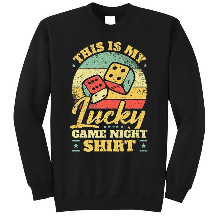 Game Night Host I Lucky Board Game Night Tall Sweatshirt