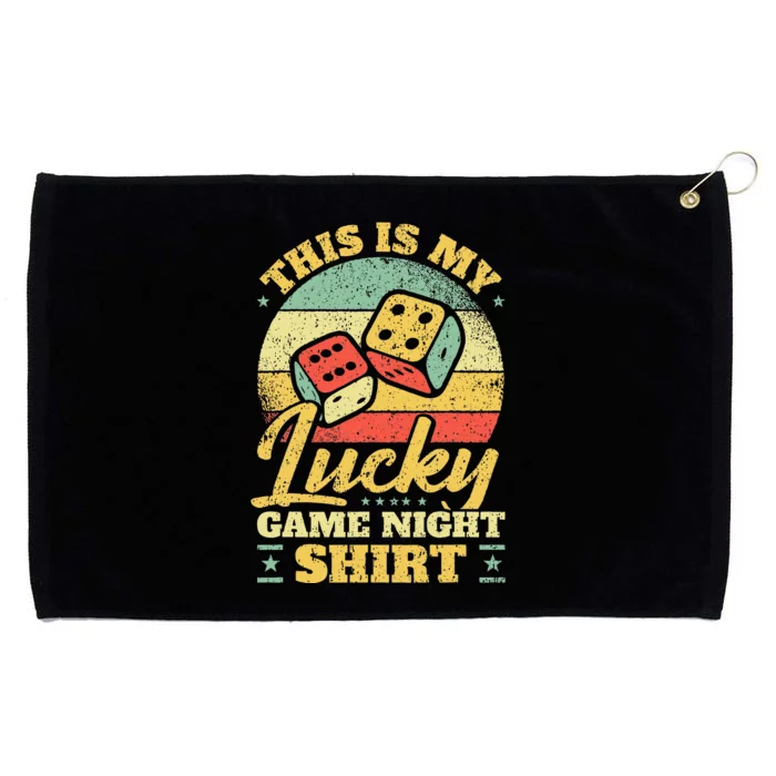 Game Night Host I Lucky Board Game Night Grommeted Golf Towel