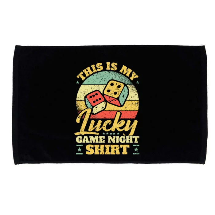 Game Night Host I Lucky Board Game Night Microfiber Hand Towel