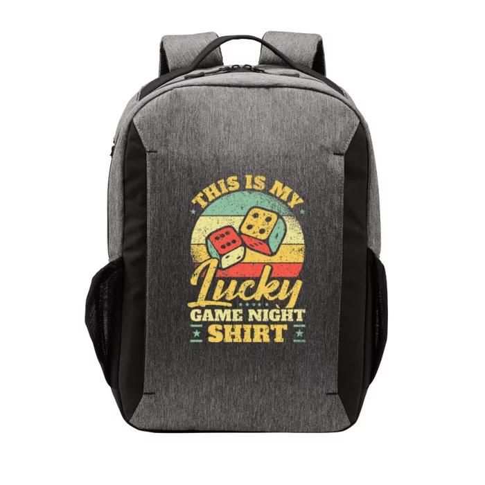 Game Night Host I Lucky Board Game Night Vector Backpack