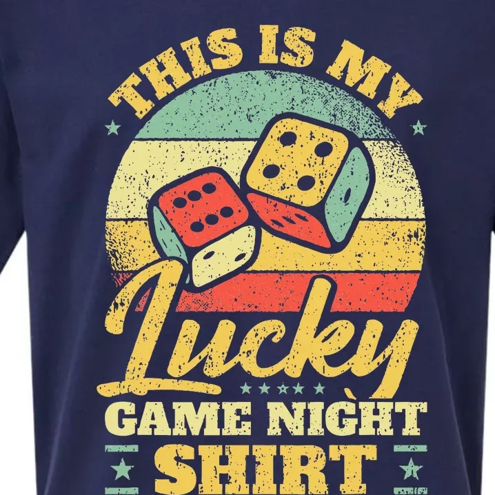 Game Night Host I Lucky Board Game Night Sueded Cloud Jersey T-Shirt