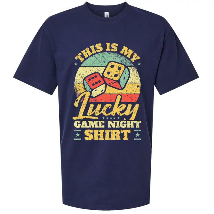 Game Night Host I Lucky Board Game Night Sueded Cloud Jersey T-Shirt