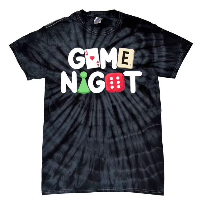 Game Night Host Board Games Trivia Night Team Women Men Tie-Dye T-Shirt