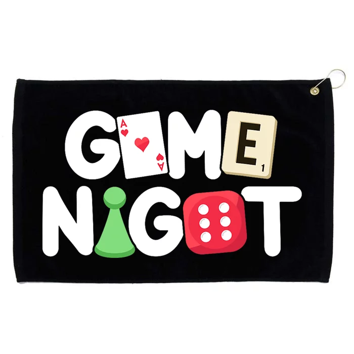 Game Night Host Board Games Trivia Night Team Women Men Grommeted Golf Towel