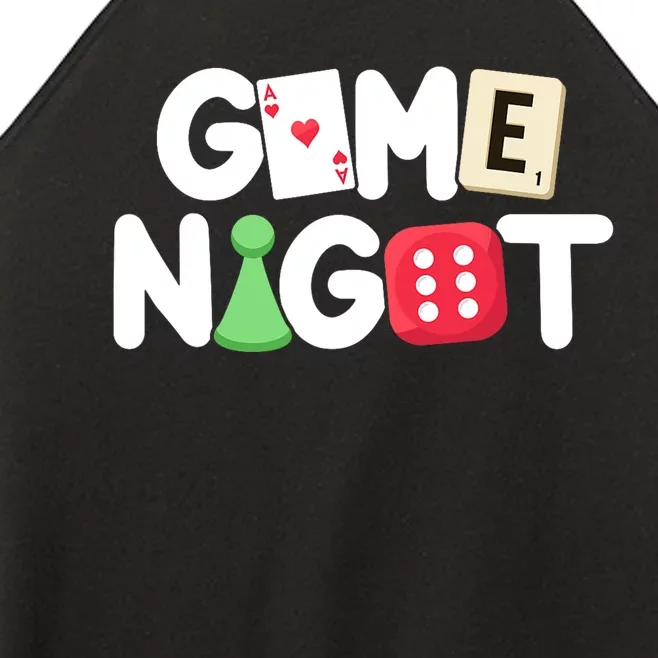 Game Night Host Board Games Trivia Night Team Women Men Women’s Perfect Tri Rocker Tank