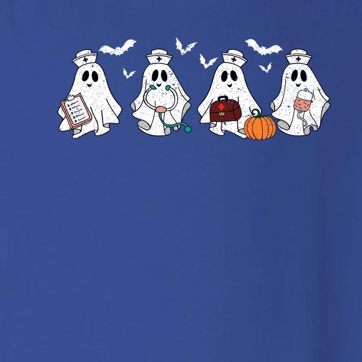 Ghost Nurses Halloween Crew Funny Costume Scrub Top Cool Gift Toddler Long Sleeve Shirt