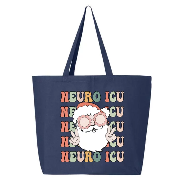 Groovy Neuro Icu Christmas Neurology Squad Secret Santa Gift 25L Jumbo Tote