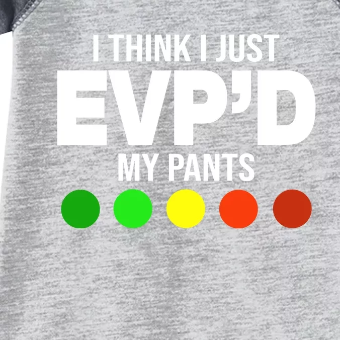 Greg Newkirk I Think I Just Evpd My Pants Infant Baby Jersey Bodysuit