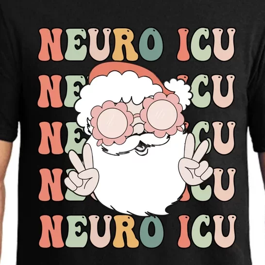 Groovy Neuro Icu Christmas Neurology Squad Secret Santa Gift Pajama Set