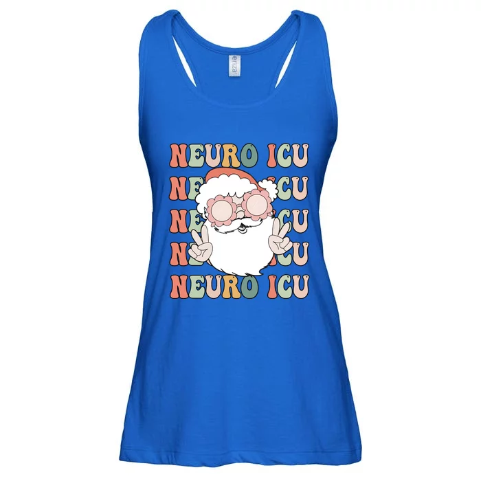 Groovy Neuro Icu Christmas Neurology Squad Secret Santa Gift Ladies Essential Flowy Tank