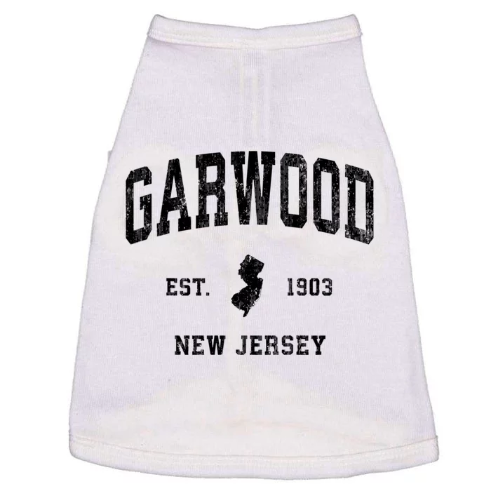 Garwood New Jersey Nj Vintage Athletic Sports Doggie Tank