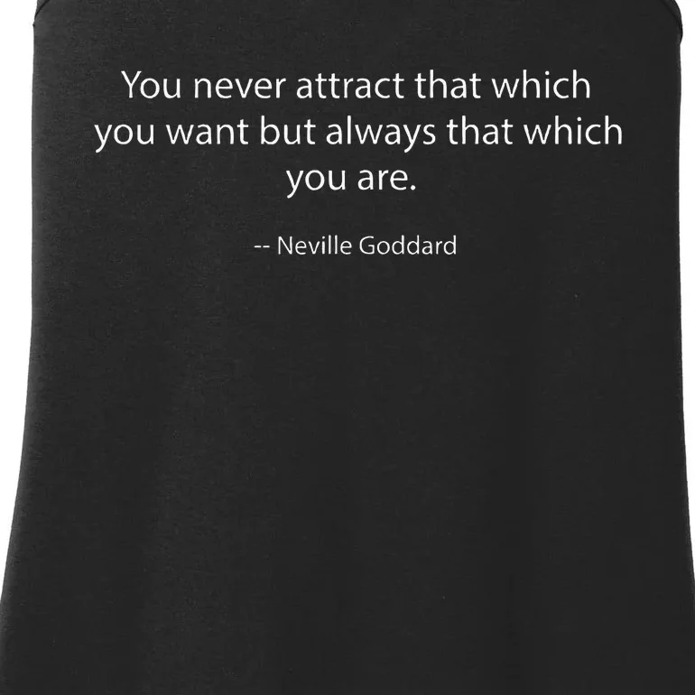 GODDARD Neville Law Of Attraction + Assumption Ladies Essential Tank