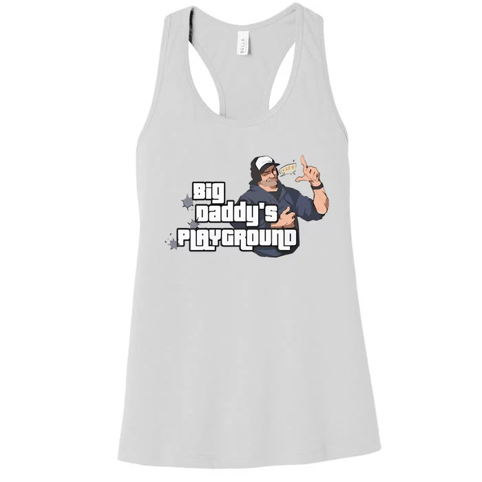 Geekventionshop Ned Luke Big DaddyS Playground Women's Racerback Tank