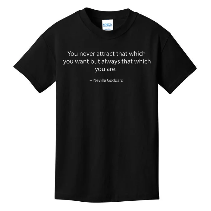 GODDARD Neville Law Of Attraction + Assumption Kids T-Shirt