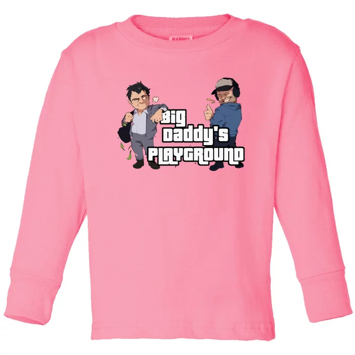 Geekvention Ned Luke Big DaddyS Playground Toddler Long Sleeve Shirt