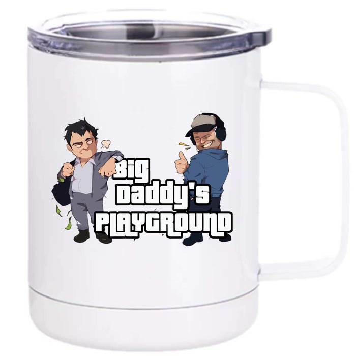 Geekvention Ned Luke Big DaddyS Playground Front & Back 12oz Stainless Steel Tumbler Cup