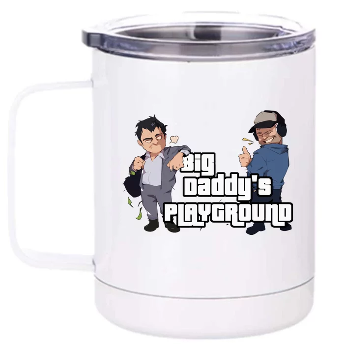 Geekvention Ned Luke Big DaddyS Playground Front & Back 12oz Stainless Steel Tumbler Cup