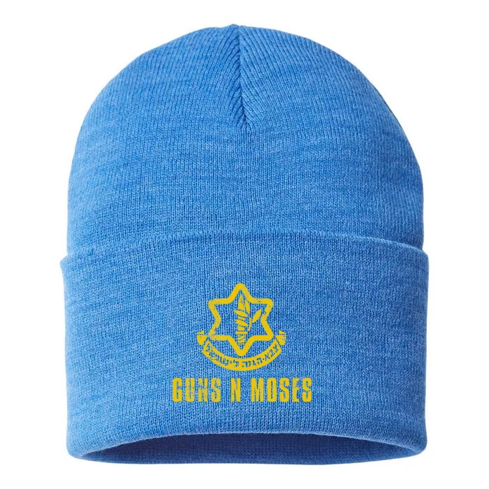 Guns N Moses Israel Defense Forces Idf Tzahal Krav Maga Sustainable Knit Beanie